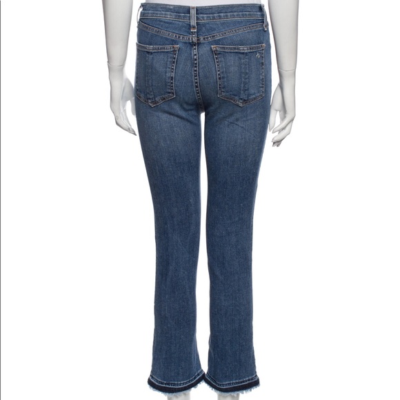 Rag & Bone Hana Cropped Jean in Croyden - Size 25 - Picture 4 of 4